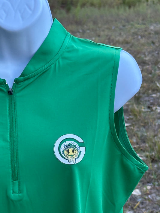 Women's Green Zip