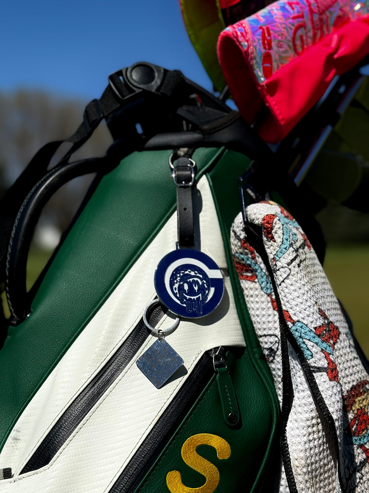 Blue Bag Tag & Marker Combo