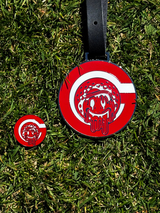 Red Bag Tag & Marker Combo